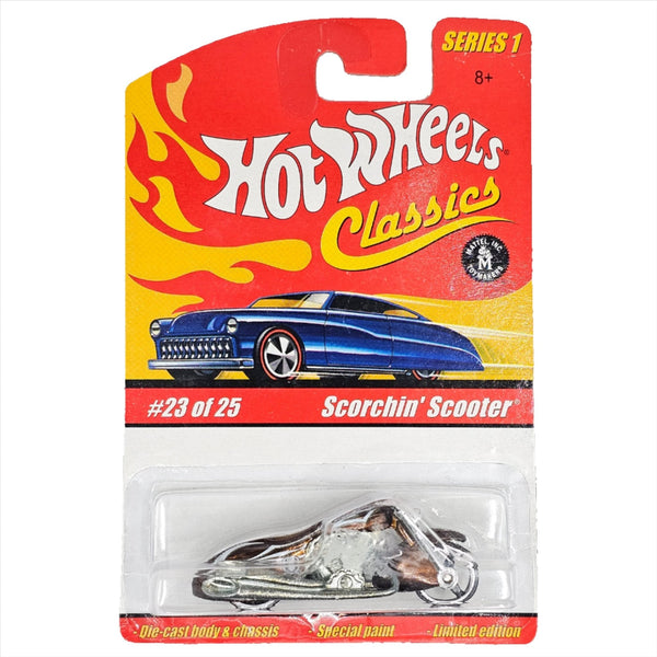 Hot Wheels - Scorchin' Scooter - 2005 Classics Series 1 - Top CollectiblesDiecastHot Wheels