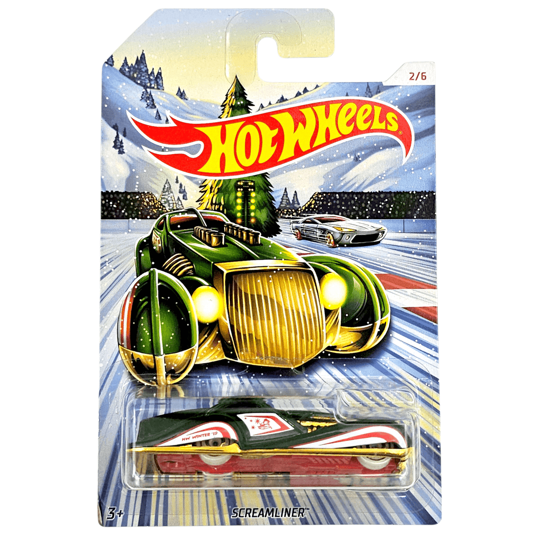 Hot Wheels - Screamliner - 2019 Holiday Hot Rods Series - Top CollectiblesDiecastHot Wheels