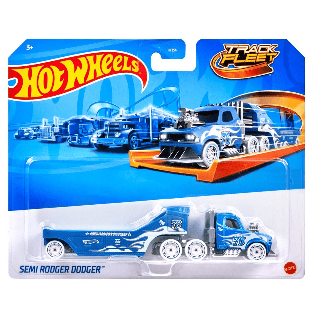 Hot Wheels - Semi Rodger Dodger - 2025 Track Fleet Series - Top CollectiblesDiecastHot Wheels