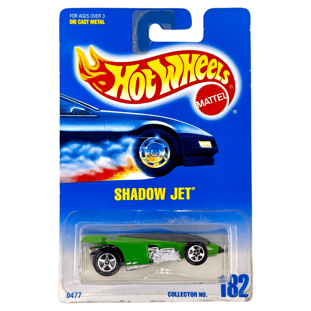 Hot Wheels - Shadow Jet - 1992 *Card Variation* – Top Collectibles