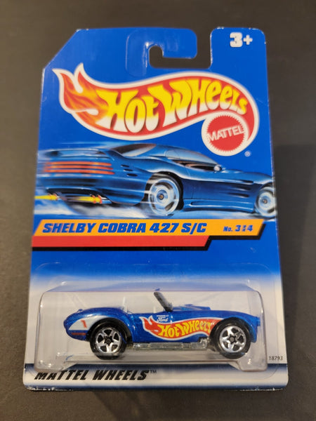 Hot Wheels - Shelby Cobra 427 S/C - 1998 *Card Variation* - Top CollectiblesDiecastHot Wheels