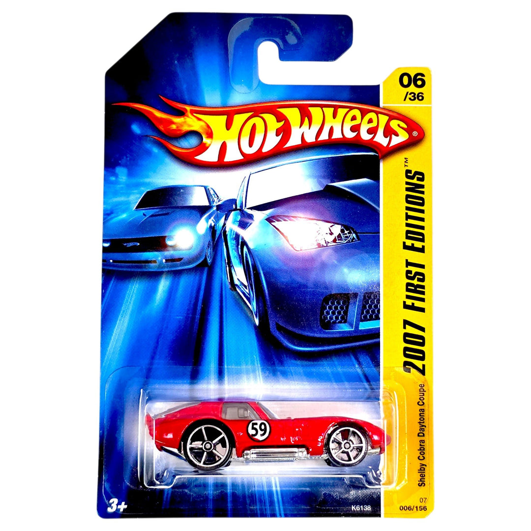 Hot Wheels - Shelby Cobra Daytona Coupe - 2007 *Wheels Variation* - Top CollectiblesDiecastHot Wheels
