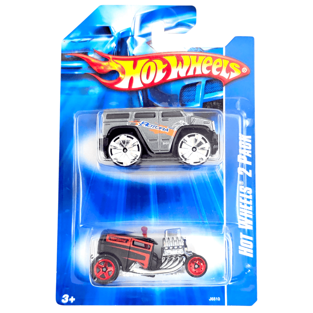 Hot Wheels - Shift Kicker / Hummer H2 - 2007 *2 - Pack* - Top CollectiblesDiecastHot Wheels