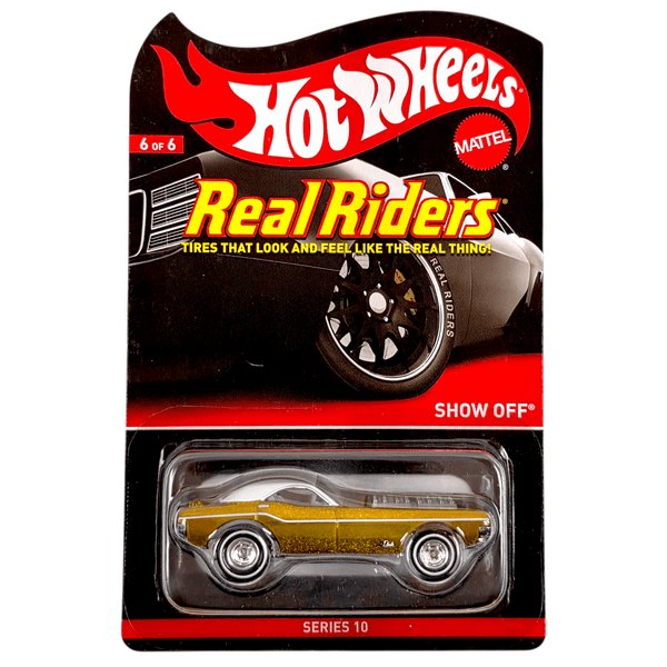Hot Wheels - Show Off - 2011 Real Riders Series *Red Line Club Exclusive* - Limited to 3500 Units - Top CollectiblesDiecastHot Wheels