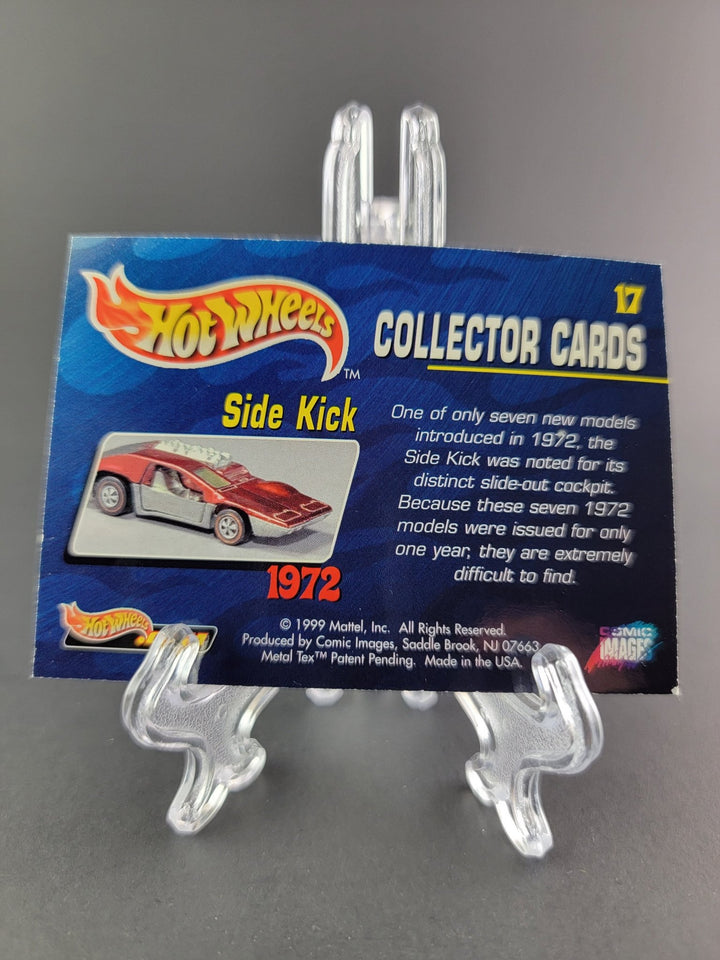 Hot Wheels - Side Kick - 1999 Collector Cards Series - Top CollectiblesDiecastHot Wheels