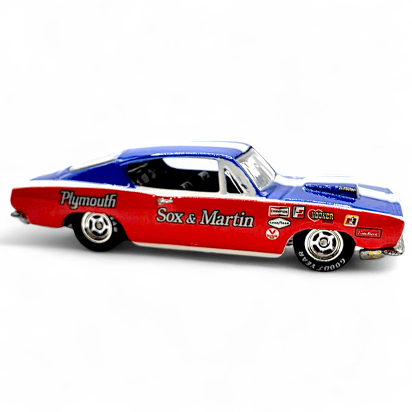 Hot Wheels - Sox & Martin Super Stock Barracuda - 2009 Drag Strip Demons Series - Top CollectiblesDiecastHot Wheels