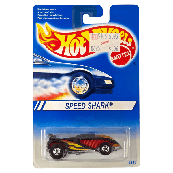 Hot Wheels - Speed Shark - 1995 *Card Variation* - Top CollectiblesDiecastHot Wheels