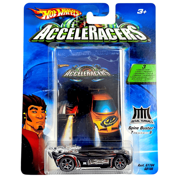 Hot Wheels - Spine Buster - 2005 Acceleracers Series - Top CollectiblesDiecastHot Wheels