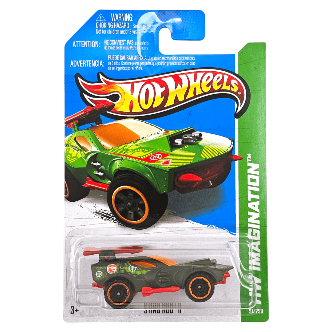 Hot Wheels - Sting Rod II - 2013 *Treasure Hunt* - Top CollectiblesDiecastHot Wheels