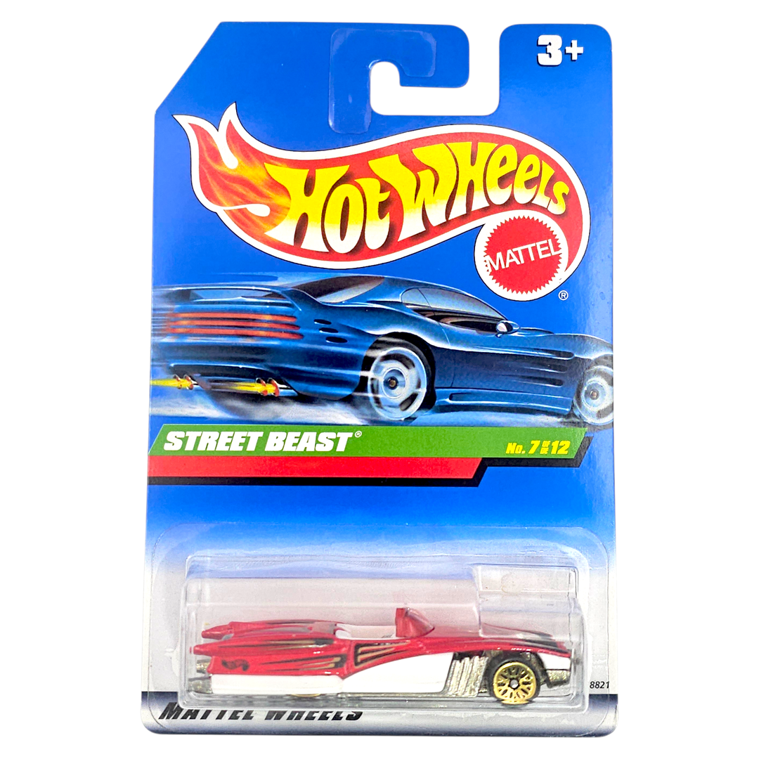 Hot Wheels - Street Beast - 1998 *Treasure Hunt* - Card Variation - Top CollectiblesDiecastHot Wheels