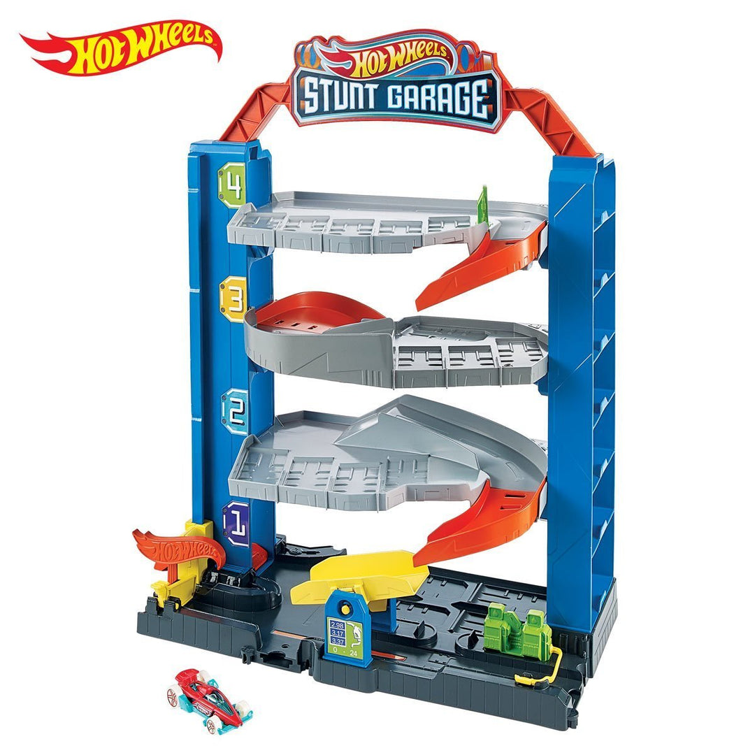 Hot Wheels - Stunt Garage Playset - City Series - Top CollectiblesDiecastHot Wheels