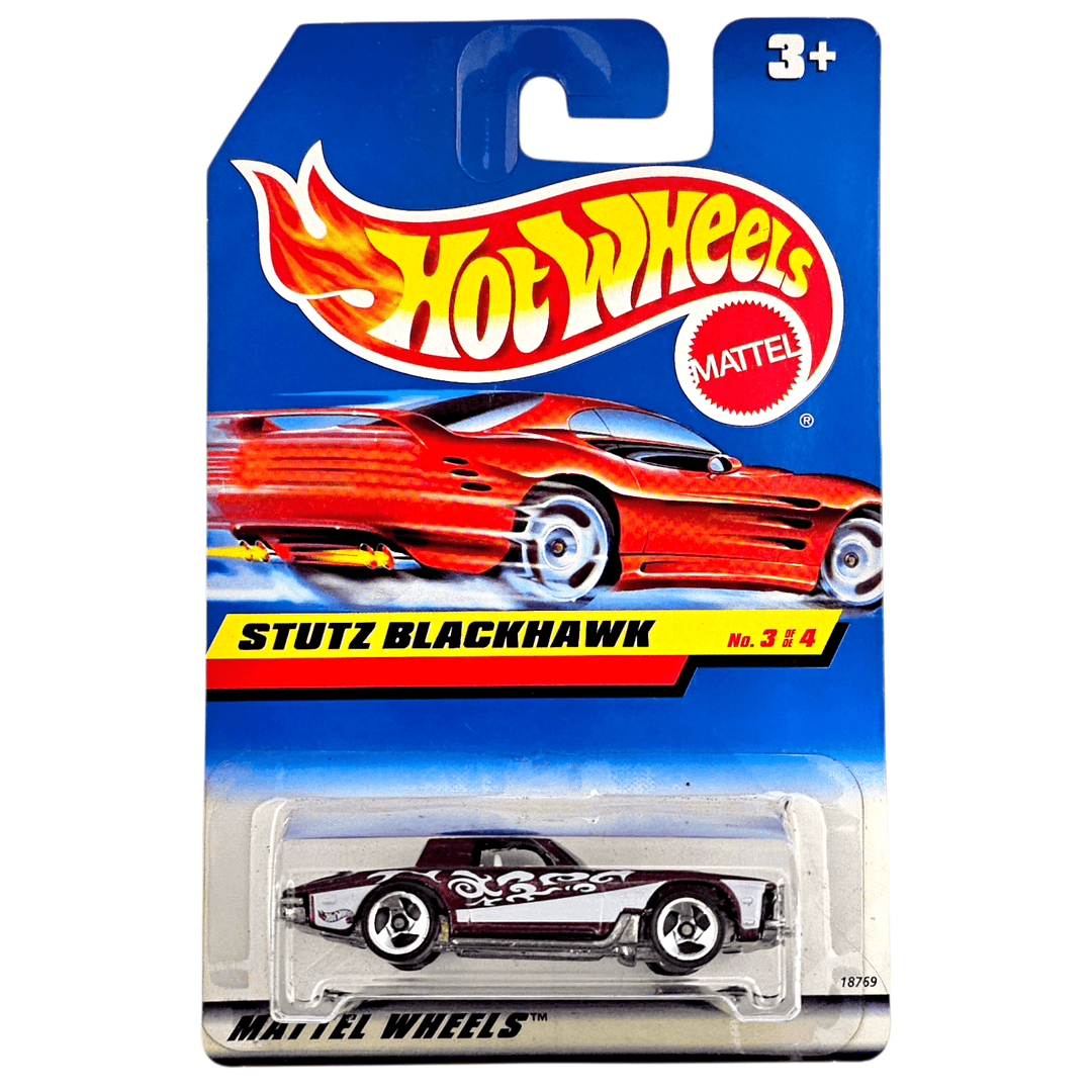 Hot Wheels - Stutz Blackhawk - 1998 *Card Variation* - Top CollectiblesDiecastHot Wheels