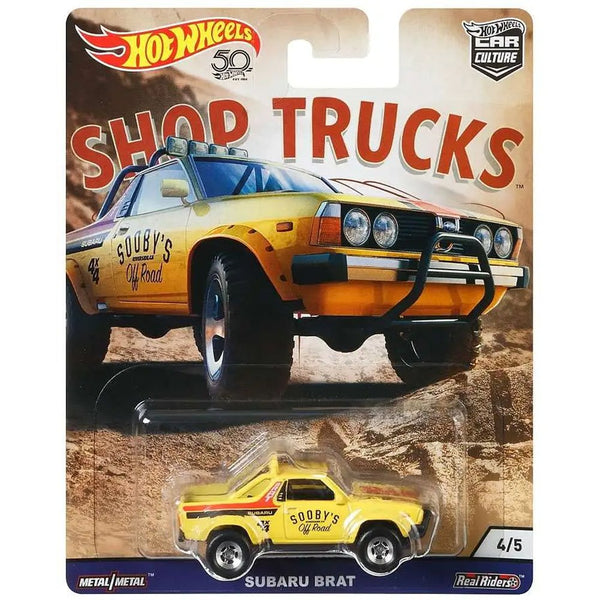 Hot Wheels - Subaru Brat - 2018 Shop Trucks Series - Top CollectiblesDiecastHot Wheels