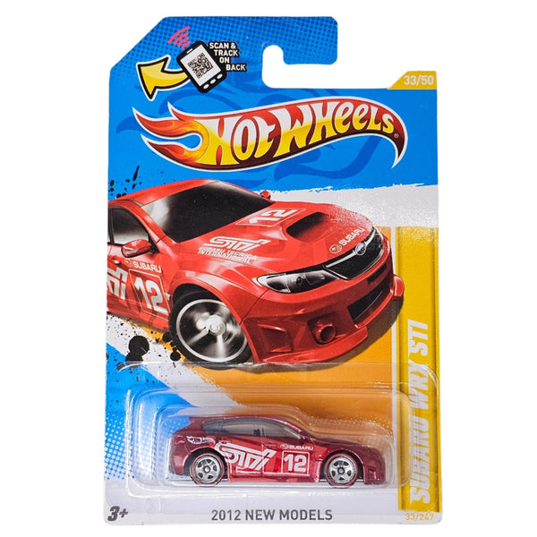 Hot Wheels - Subaru WRX STi - 2012 *Wheels Variation* - Top CollectiblesDiecastHot Wheels
