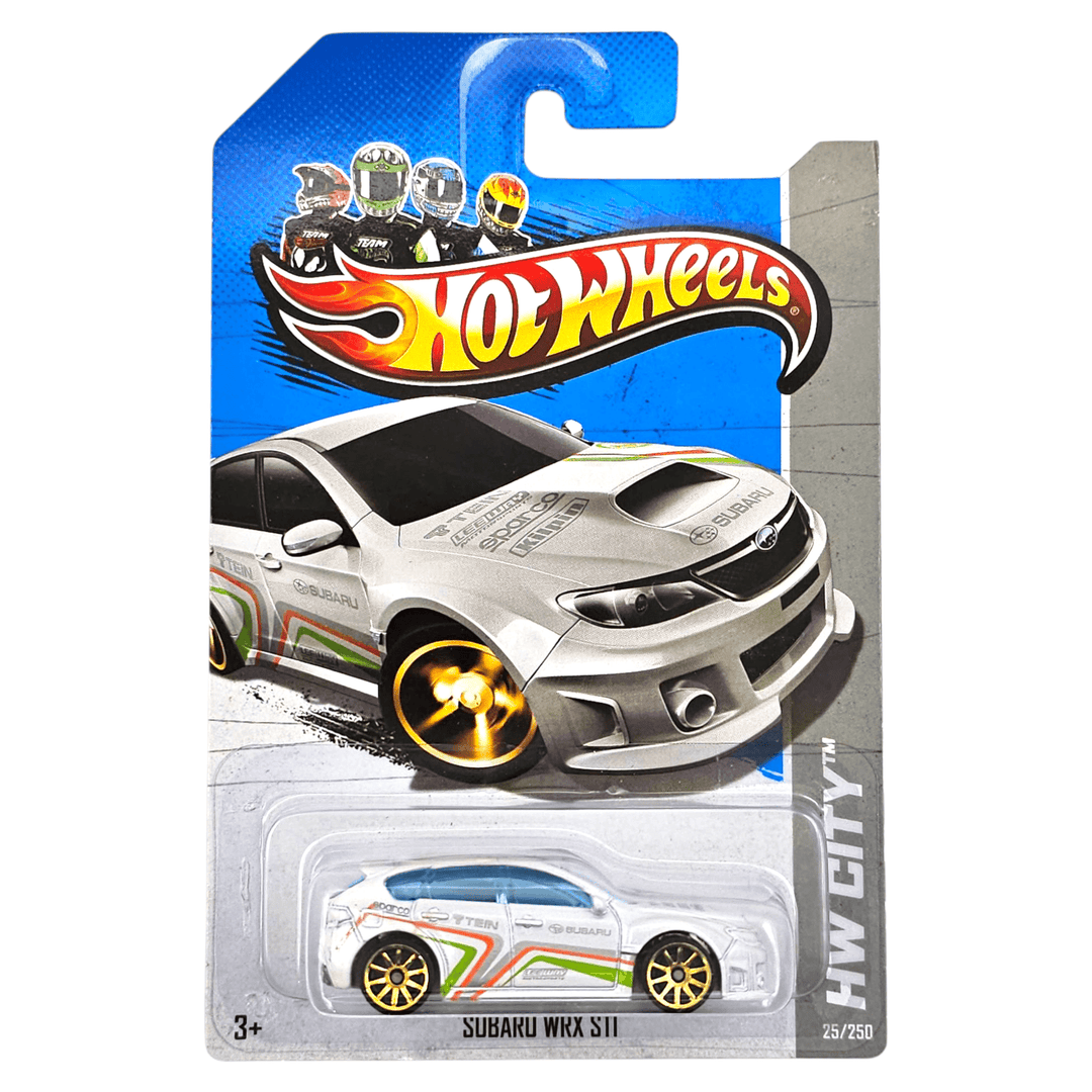 Hot Wheels - Subaru WRX STi - 2013 *Card Variation* - Top CollectiblesDiecastHot Wheels