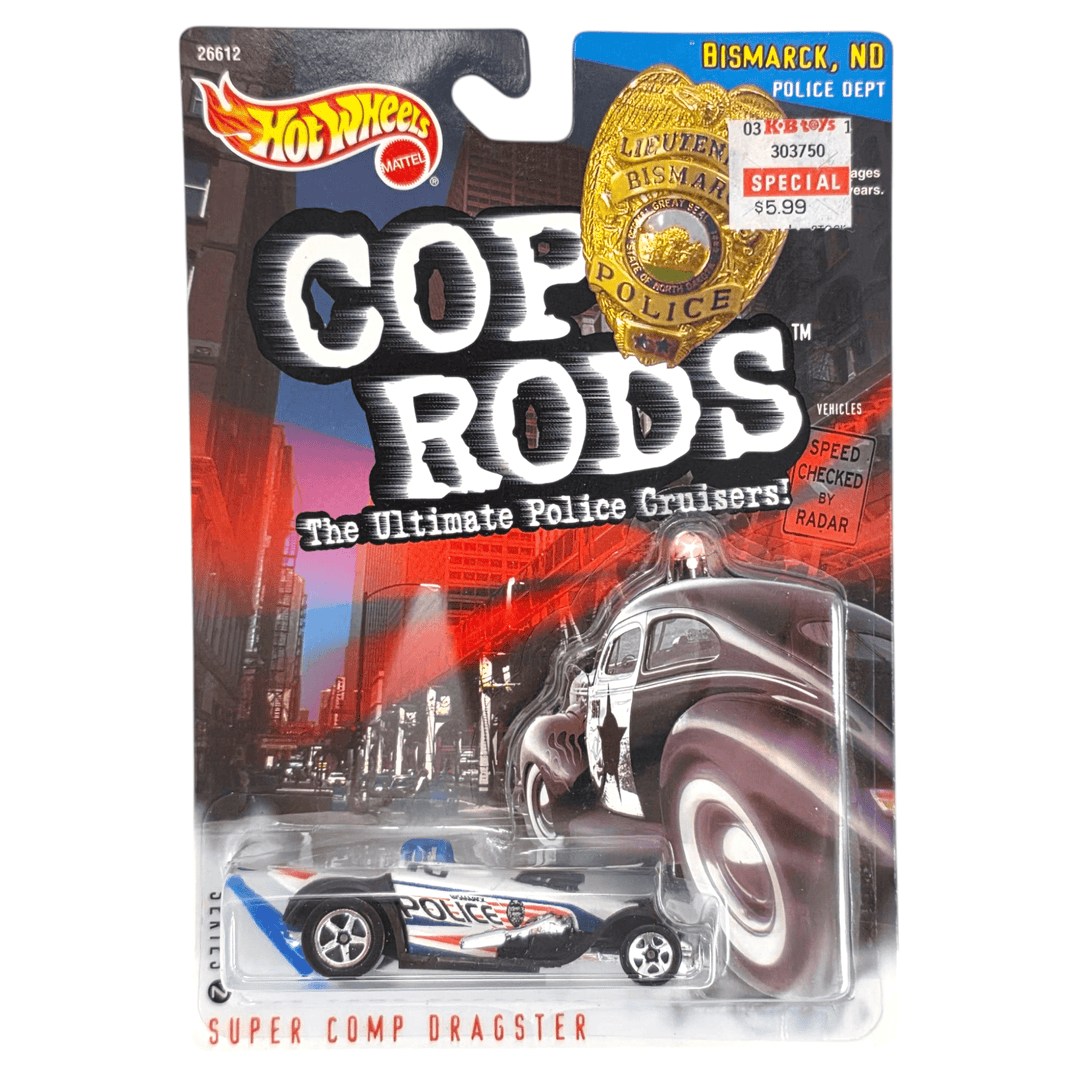 Hot Wheels - Super Comp Dragster - 2000 Cop Rods Series - Top CollectiblesDiecastHot Wheels
