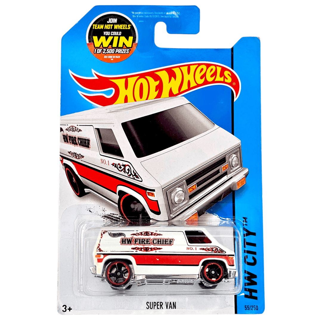 Hot Wheels - Super Van - 2015 - Top CollectiblesDiecastHot Wheels