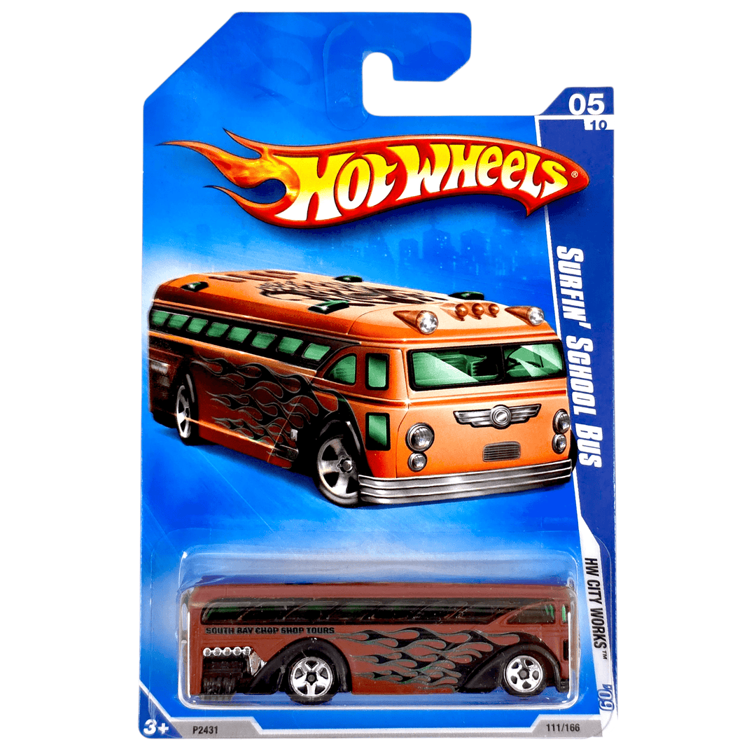 Hot Wheels - Surfin' School Bus - 2009 - Top CollectiblesDiecastHot Wheels