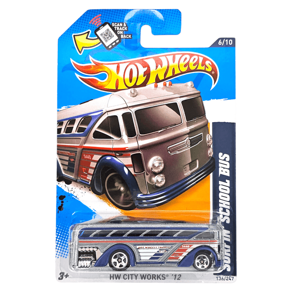 Hot Wheels - Surfin' School Bus - 2012 - Top CollectiblesDiecastHot Wheels