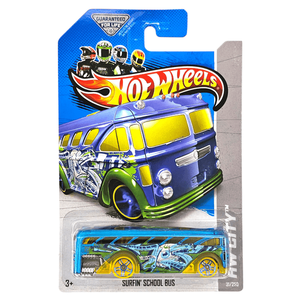 Hot Wheels - Surfin' School Bus - 2013 - Top CollectiblesDiecastHot Wheels