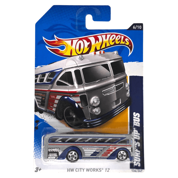 Hot Wheels - Surf's Up Bus - 2012 - Top CollectiblesDiecastHot Wheels