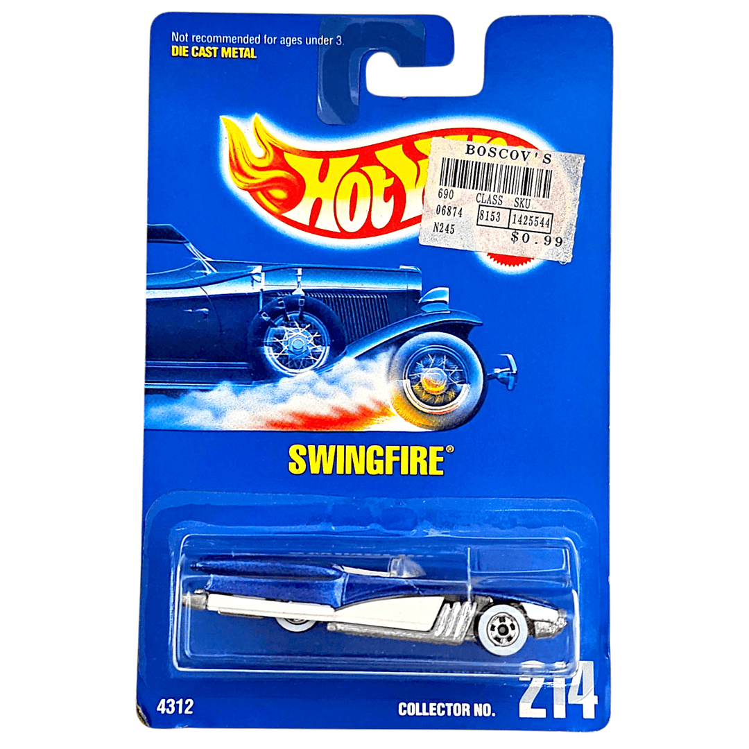 Hot Wheels - Swingfire - 1993 *Card Variation**Wheels Variation* - Top CollectiblesDiecastHot Wheels