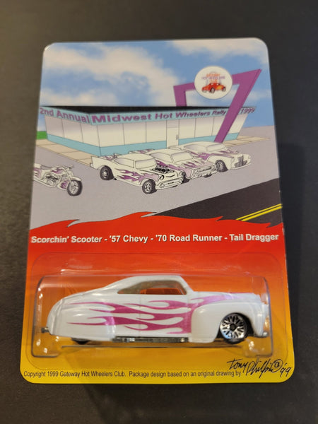 Hot Wheels - Tail Dragger - 1999 *2nd Annual Midwest Hot Wheelers Rally* - Top CollectiblesDiecastHot Wheels