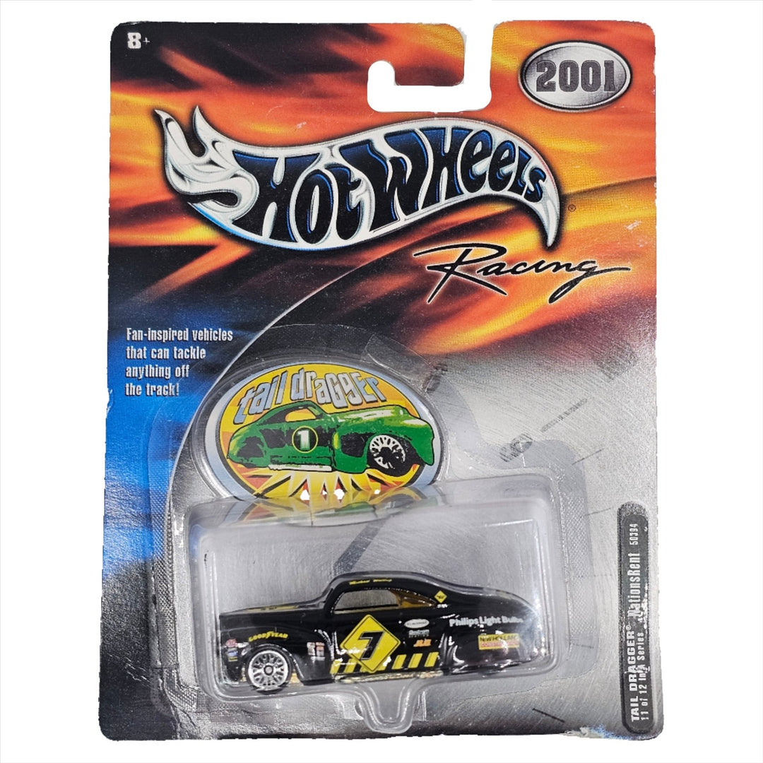 Hot Wheels - Tail Dragger - 2001 Pro Racing Series - Top CollectiblesDiecastHot Wheels