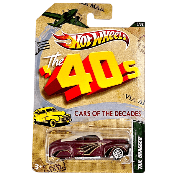Hot Wheels - Tail Dragger - 2012 Cars of the Decades Series - Top CollectiblesDiecastHot Wheels