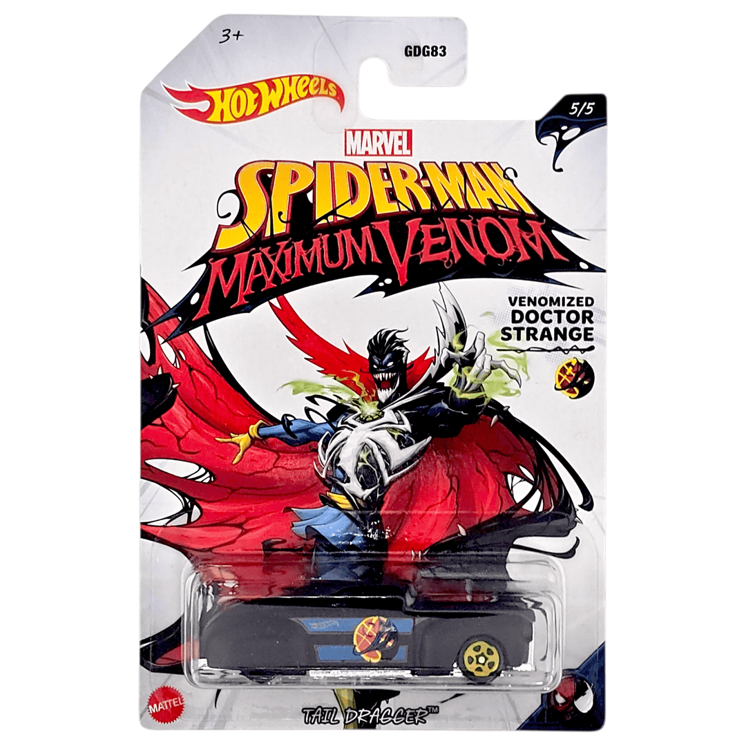 Hot Wheels - Tail Dragger - 2020 Marvel Spider - Man Series - Top CollectiblesDiecastHot Wheels