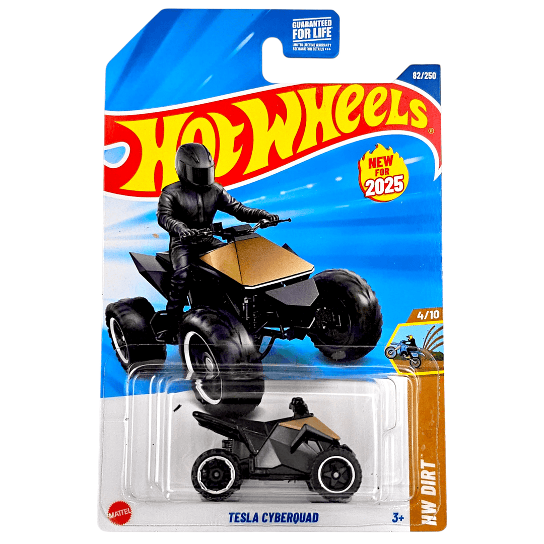 Hot Wheels - Tesla Cyberquad - 2025 - Top CollectiblesDiecastHot Wheels