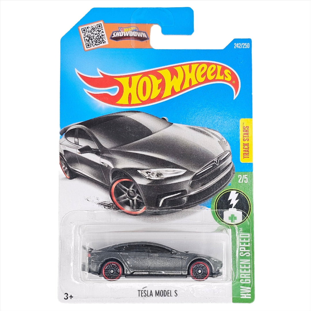 Hot Wheels - Tesla Model S - 2016 - Top CollectiblesDiecastHot Wheels