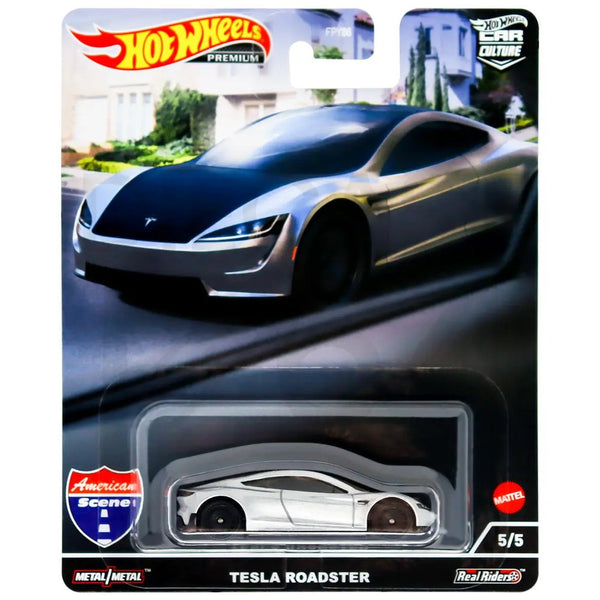 Hot Wheels - Tesla Roadster - 2022 American Scene Series - Top CollectiblesDiecastHot Wheels