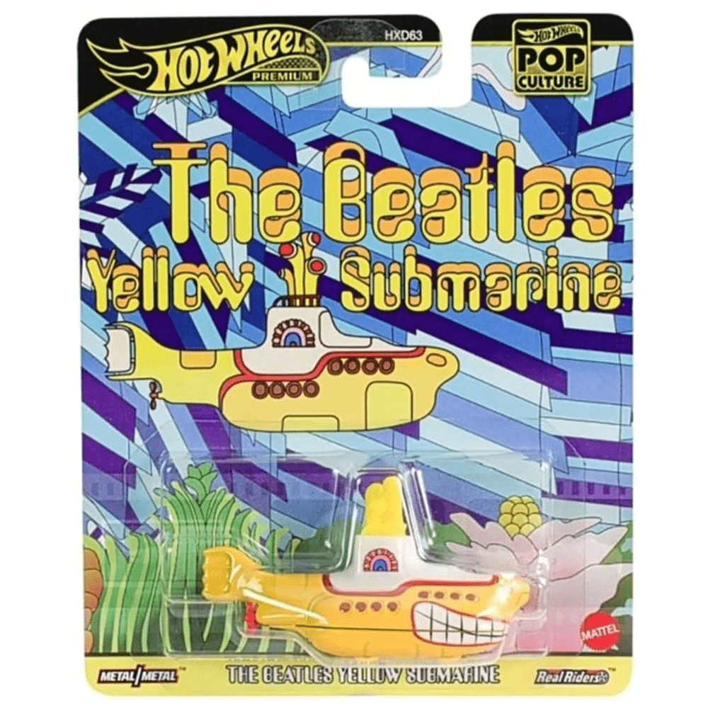 Hot Wheels - The Beatles Yellow Submarine - 2025 Pop Culture Series - Top CollectiblesDiecastHot Wheels