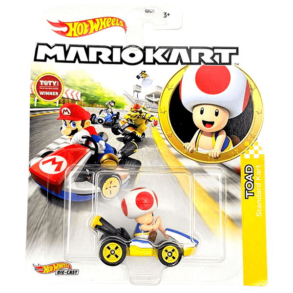 Hot Wheels - Toad (Standard Kart) - Mario Kart Series - Top CollectiblesDiecastHot Wheels