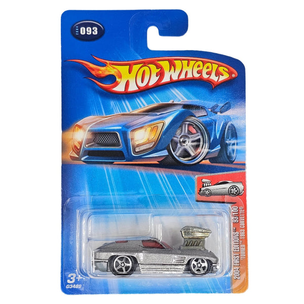 Hot Wheels - "Tooned" 1963 Corvette - 2004 - Top CollectiblesDiecastHot Wheels