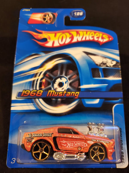 Hot Wheels - "Tooned" 1968 Mustang - 2006 *FTE Wheel Variation* - Top CollectiblesDiecastHot Wheels