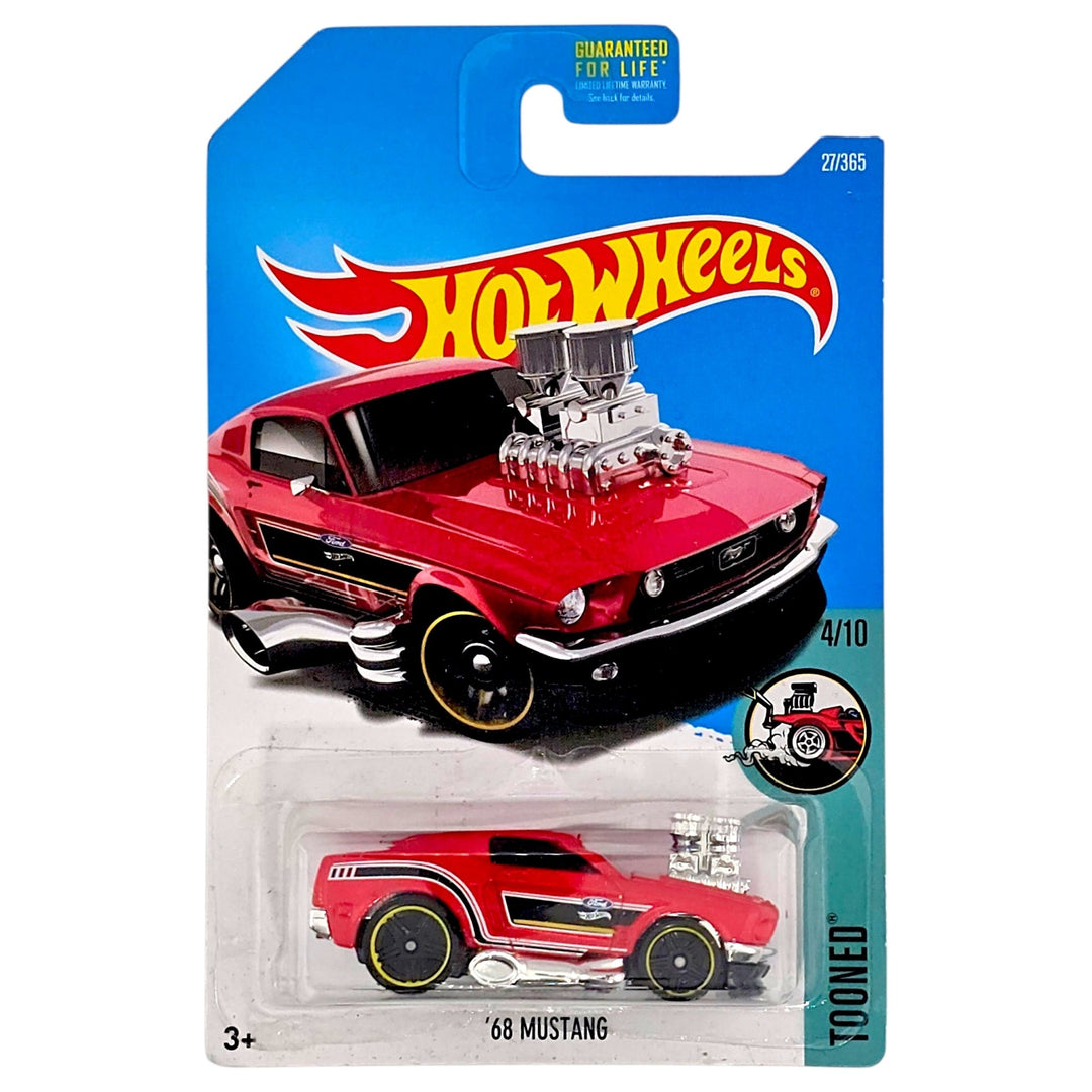 Hot Wheels - "Tooned" '68 Mustang - 2017 - Top CollectiblesDiecastHot Wheels
