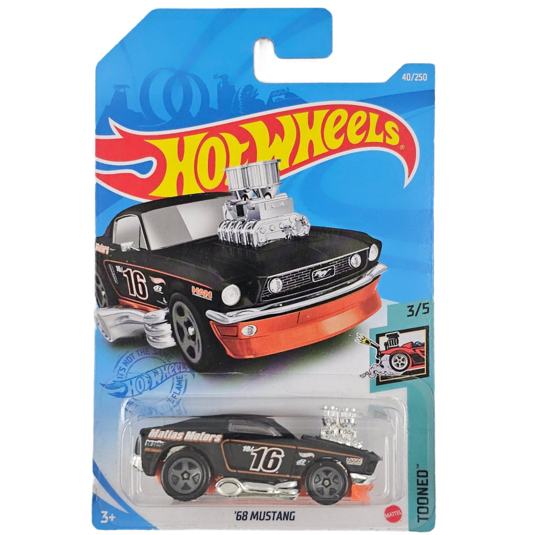 Hot Wheels - "Tooned" '68 Mustang - 2021 - Top CollectiblesDiecastHot Wheels