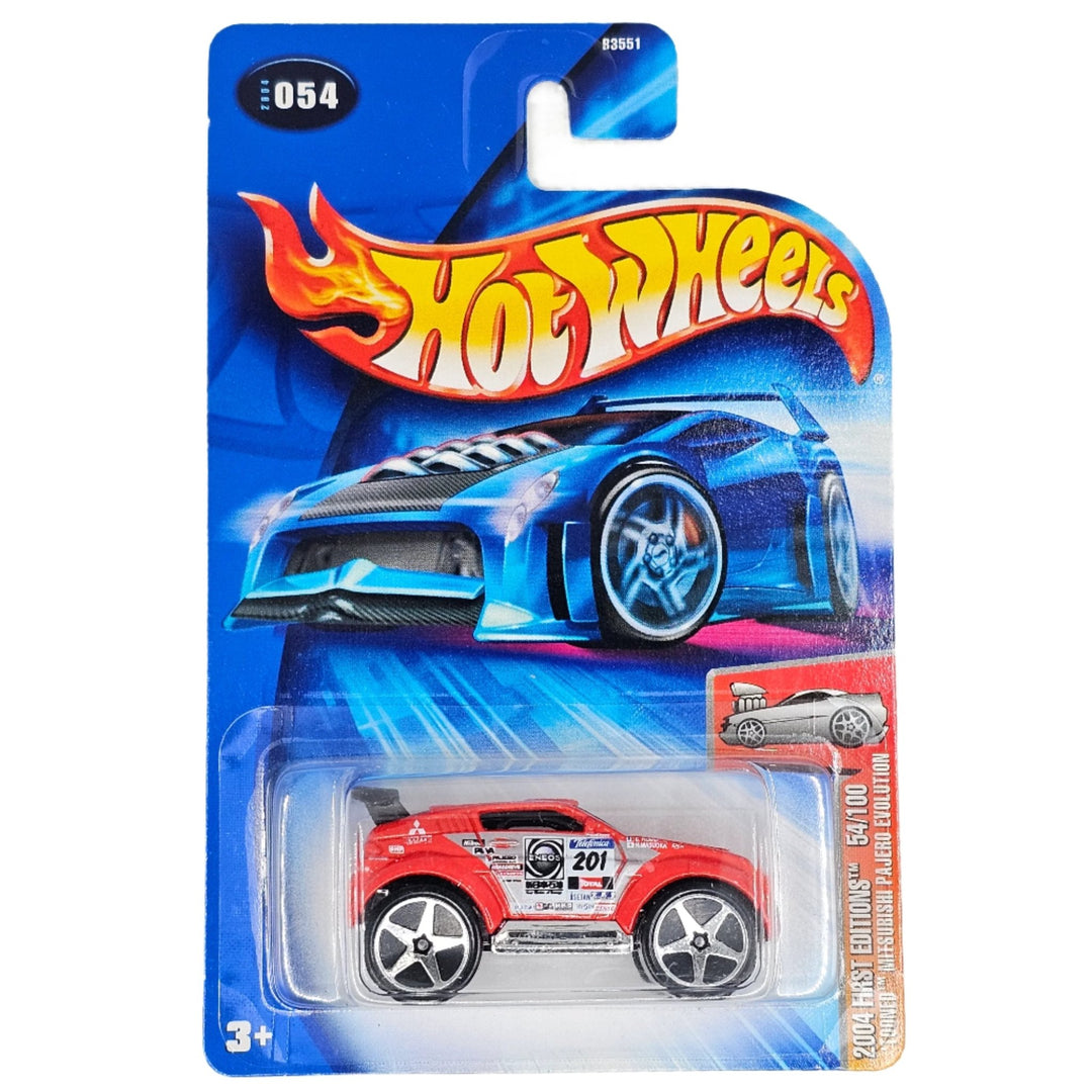 Hot Wheels - Tooned Mitsubishi Pajero Evolution - 2004 - Top CollectiblesDiecastHot Wheels