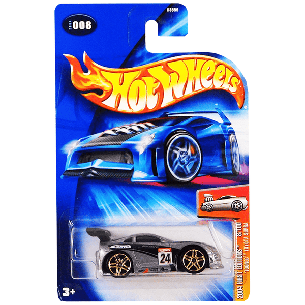 Hot Wheels - "Tooned" Toyota Supra - 2004 *Zamac* - Top CollectiblesDiecastHot Wheels