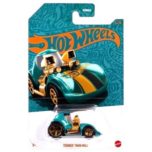 Hot Wheels - Tooned Twin Mill - 2024 56th Anniversary Pearl & Chrome Series (Mix B) - Top CollectiblesDiecastHot Wheels