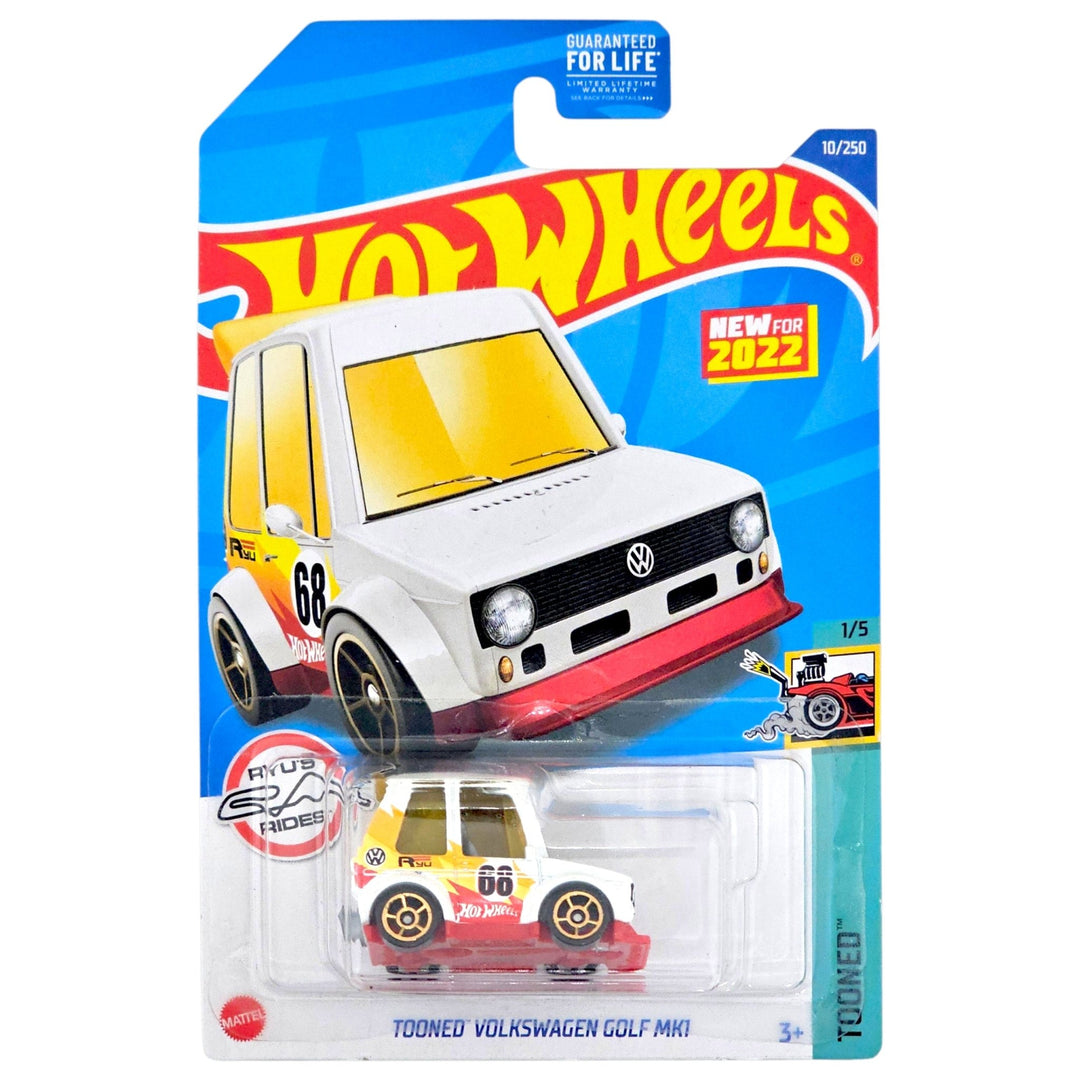 Hot Wheels - Tooned Volkswagen Golf MK1 - 2022 - Top CollectiblesDiecastHot Wheels