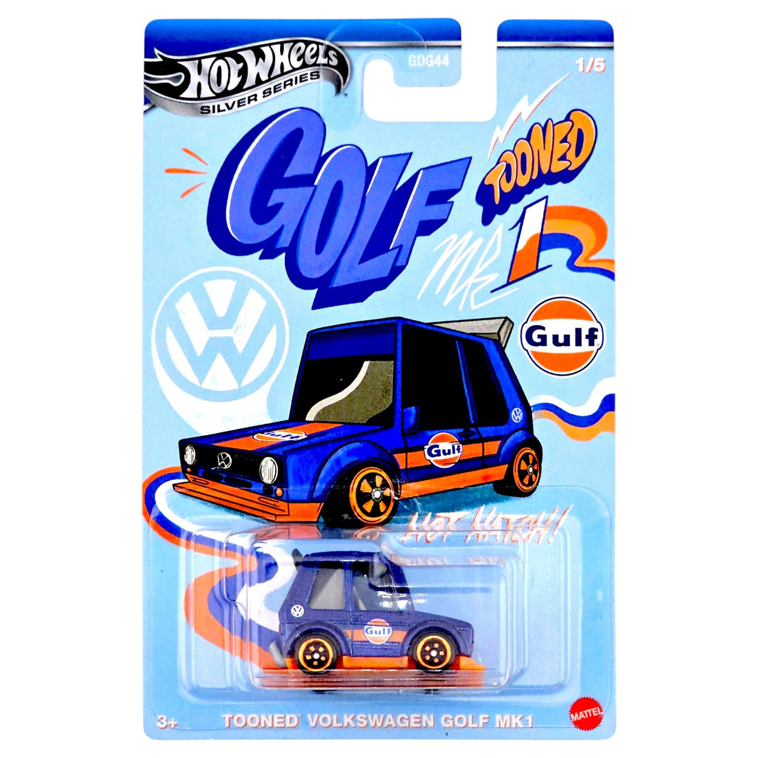 Hot Wheels - Tooned Volkswagen Golf MK1 - 2025 Tooned Gulf Series - Top CollectiblesDiecastHot Wheels