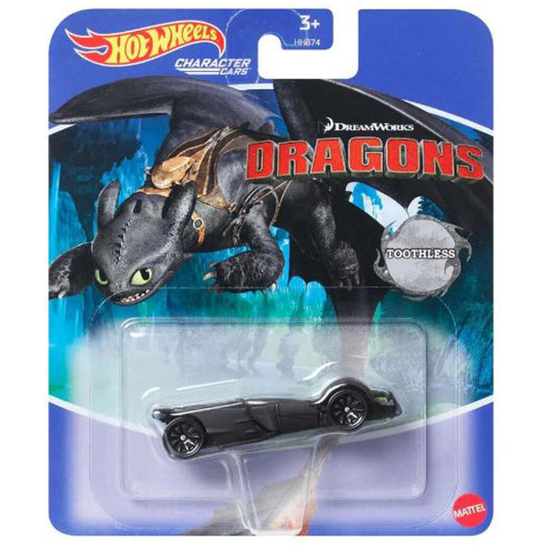 Hot Wheels - Toothless - 2024 Character Cars Series - Top CollectiblesDiecastHot Wheels