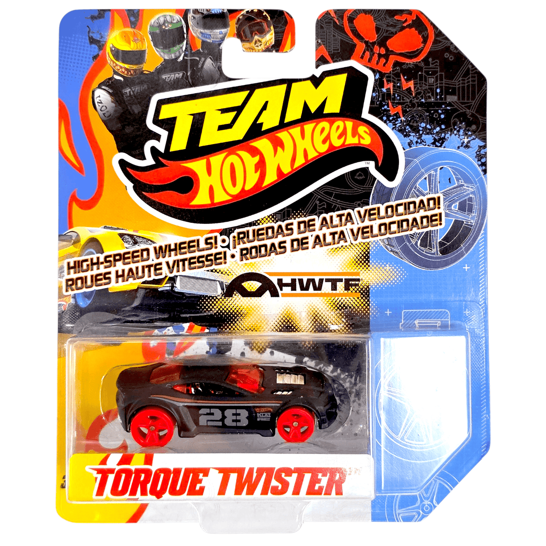Hot Wheels - Torque Twister - 2012 Team Hot Wheels High - Speed Wheels Series *Wheels Variation* - Top CollectiblesDiecastHot Wheels