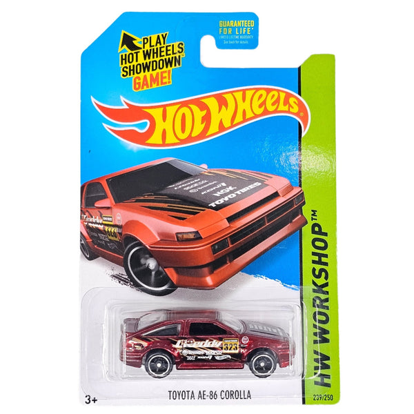 Hot Wheels - Toyota AE - 86 Corolla - 2015 *Super Treasure Hunt* - Top CollectiblesDiecastHot Wheels