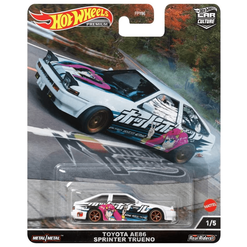 Hot Wheels - Toyota AE86 Sprinter Trueno - 2022 Mountain Drifters Series - Top CollectiblesDiecastHot Wheels