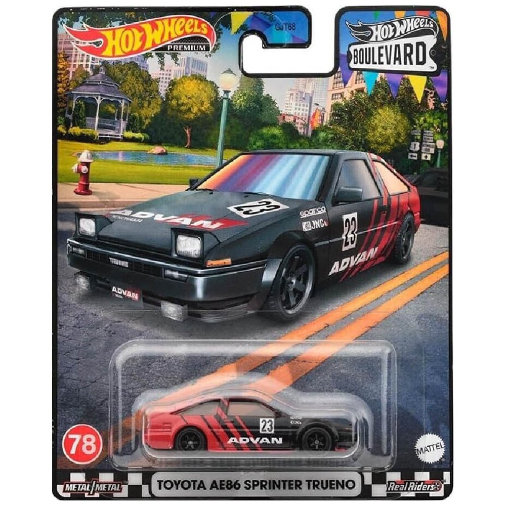 Hot Wheels - Toyota AE86 Sprinter Trueno - 2023 Boulevard Series - Top CollectiblesDiecastHot Wheels