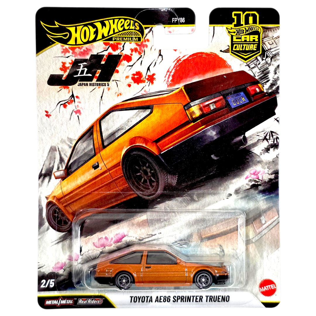 Hot Wheels - Toyota AE86 Sprinter Trueno - 2026 Japan Historics 5 Series - Top CollectiblesDiecastHot Wheels